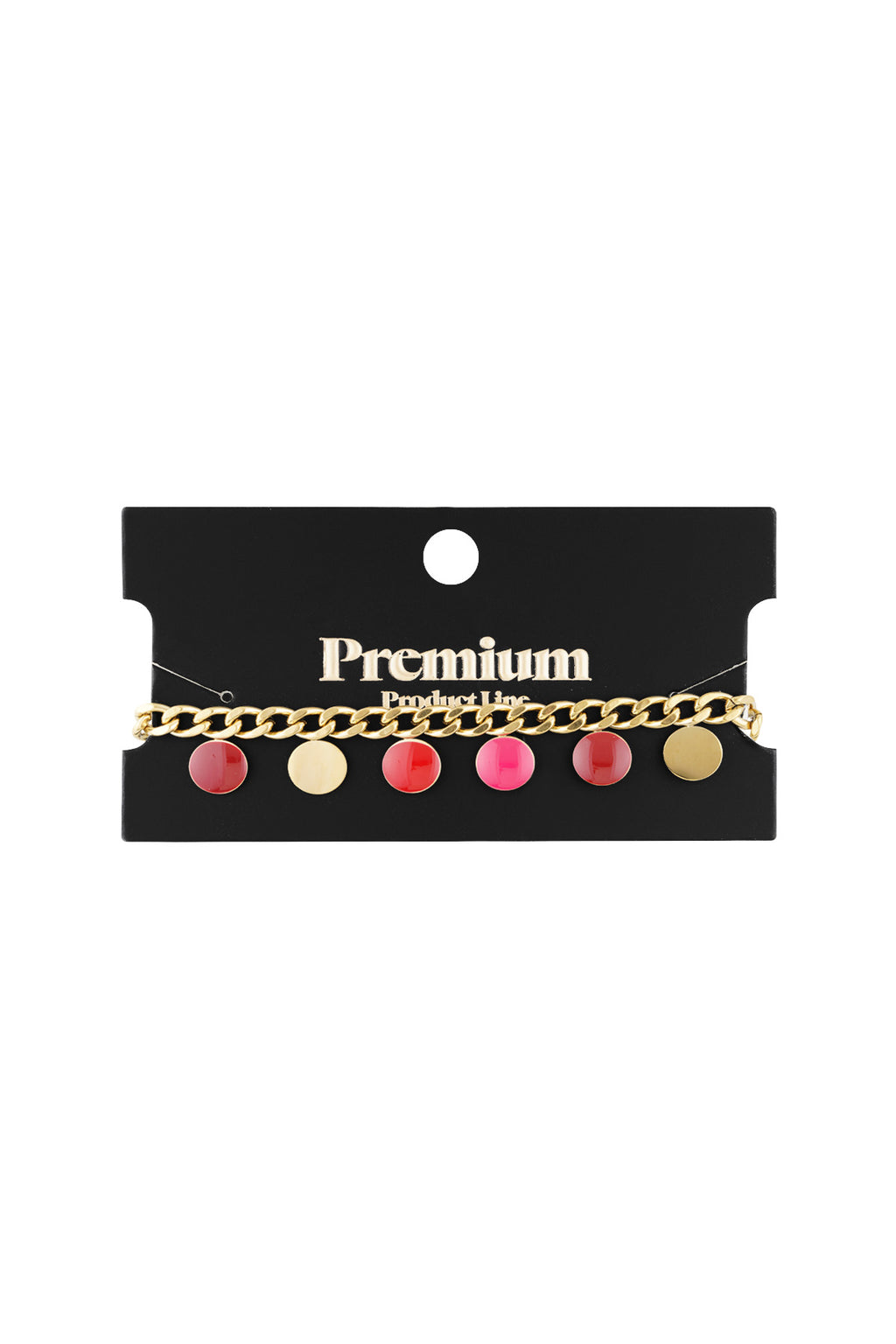 bracelet red coin