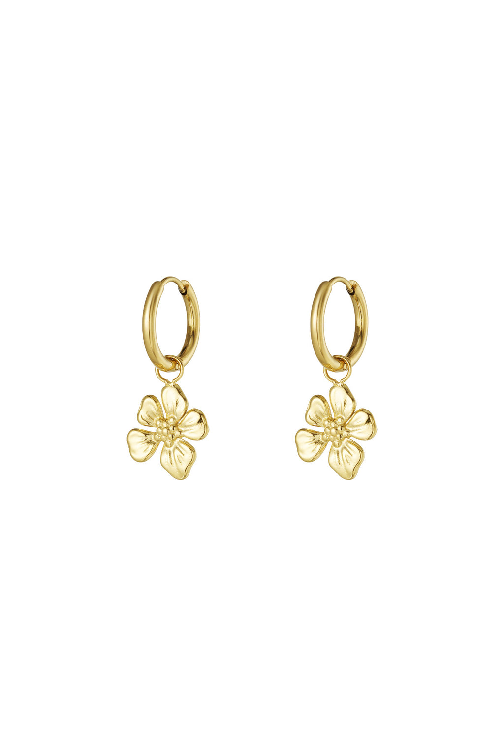 tropical flower earrings