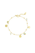 color pop coins bracelet