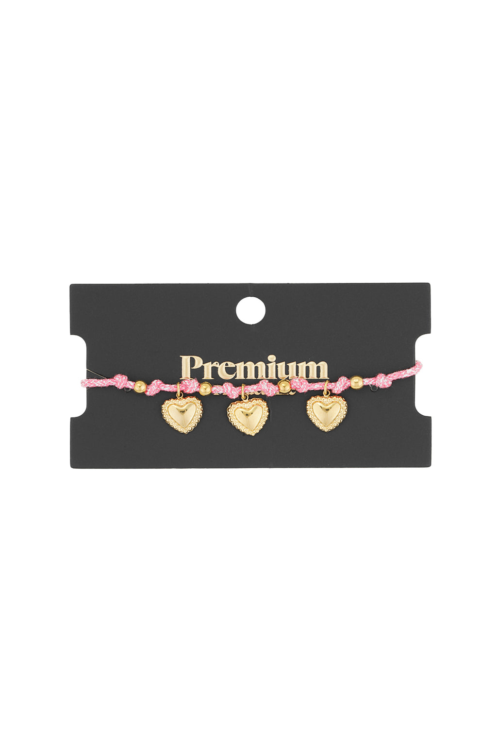 Cozy hearts bracelet