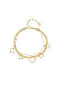 chunky heart bracelet