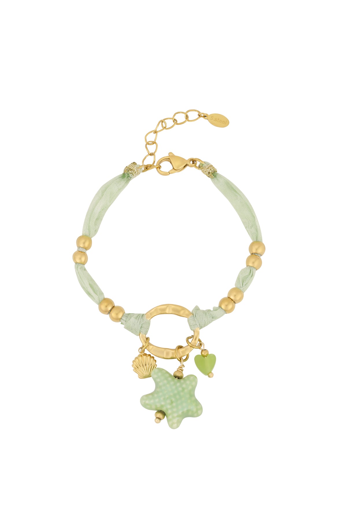 starry bracelet - green &