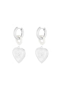 charming heart earrings