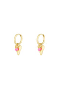 vivid heart earrings