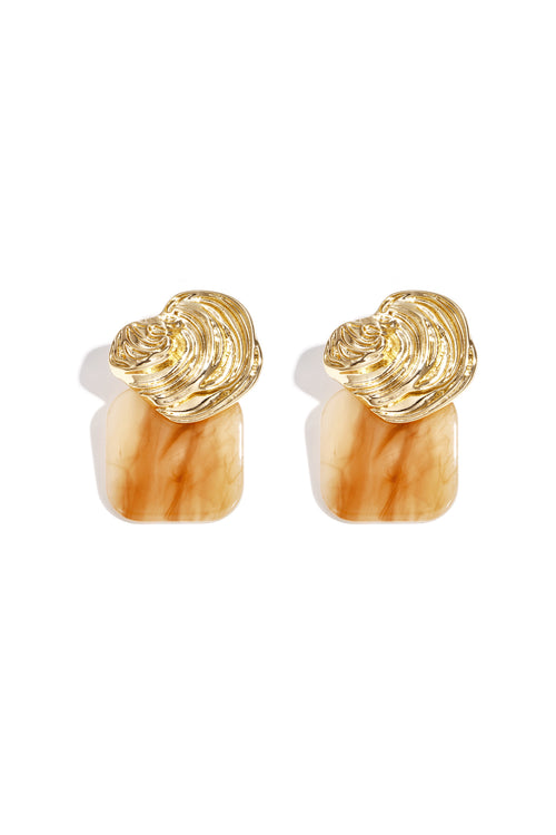 Alloy Stud Earrings Irregular Shape Simple Daily Simple Series Women's jewelry