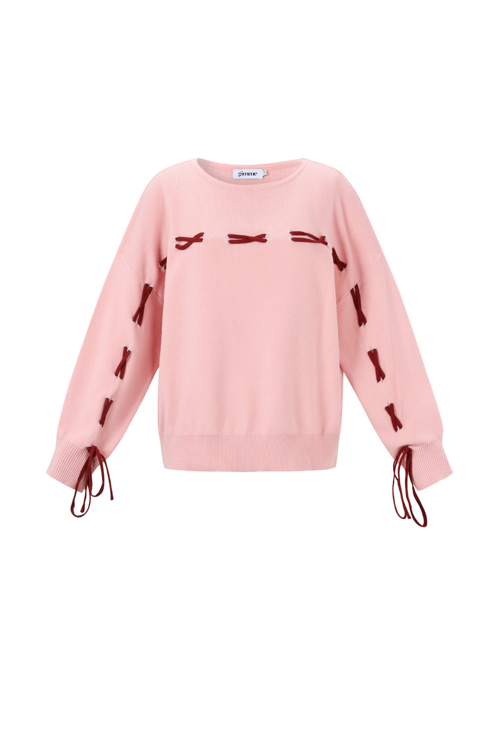 Knitted Viscose Women's Sweater Casual Color Clash