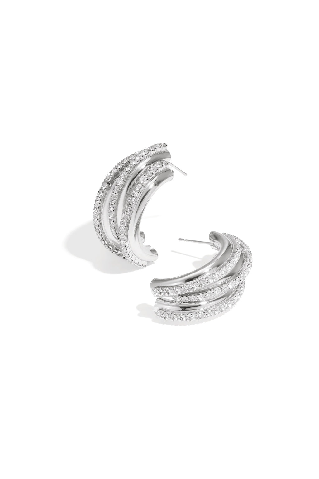 Iron Stud Earrings irregular shape Elegant Christmas Luxurious Series Women's jewelry