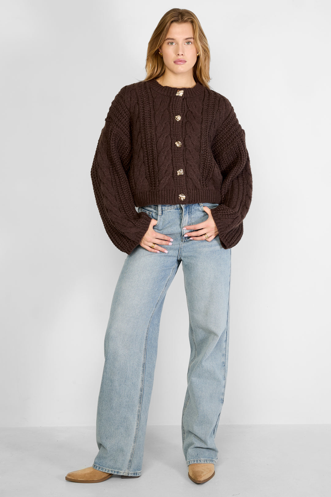 Cable Cardigan