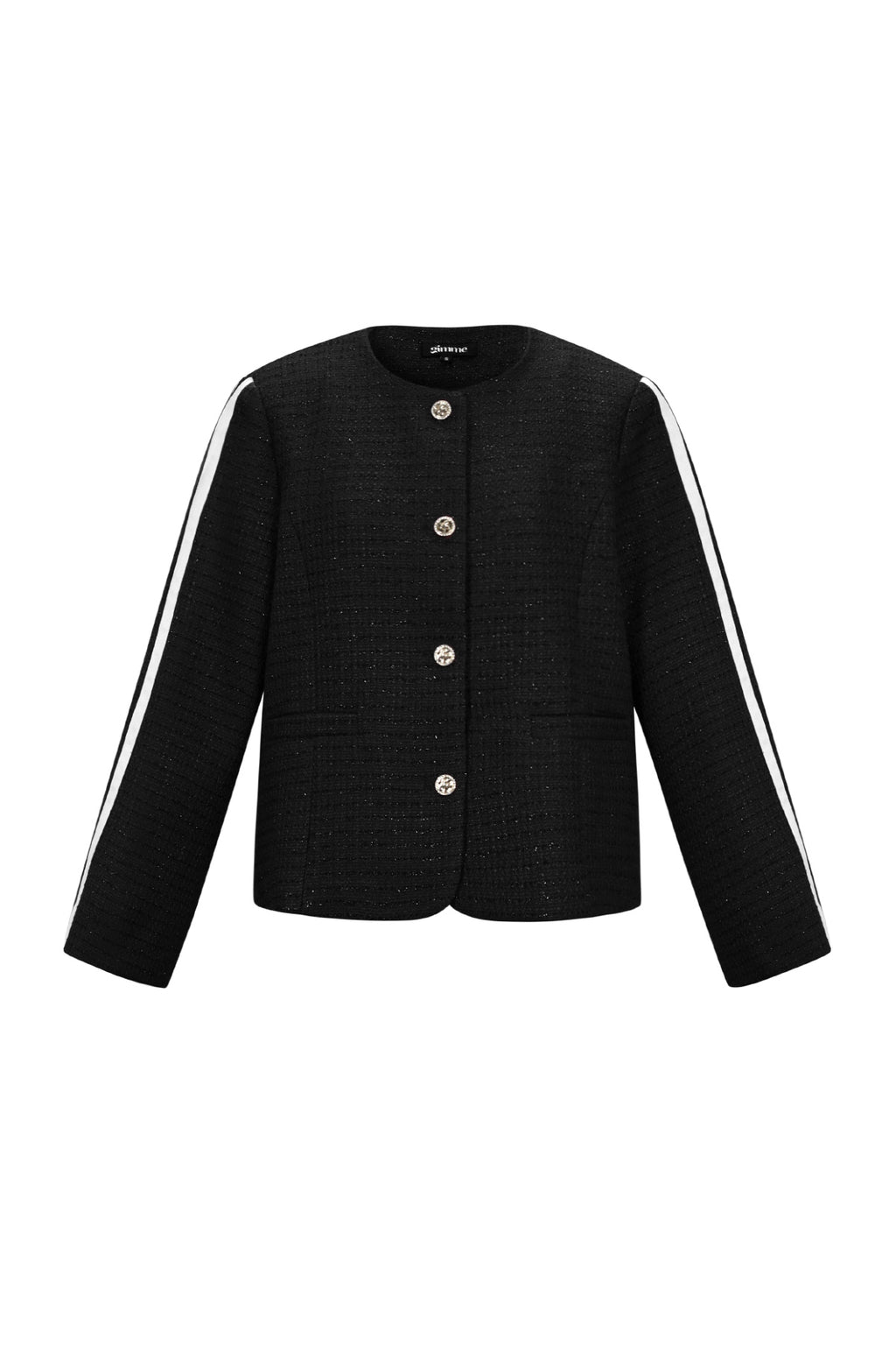 Woven Polyester Fiber Women's Jacket Elegant Plaid Fall/Winter