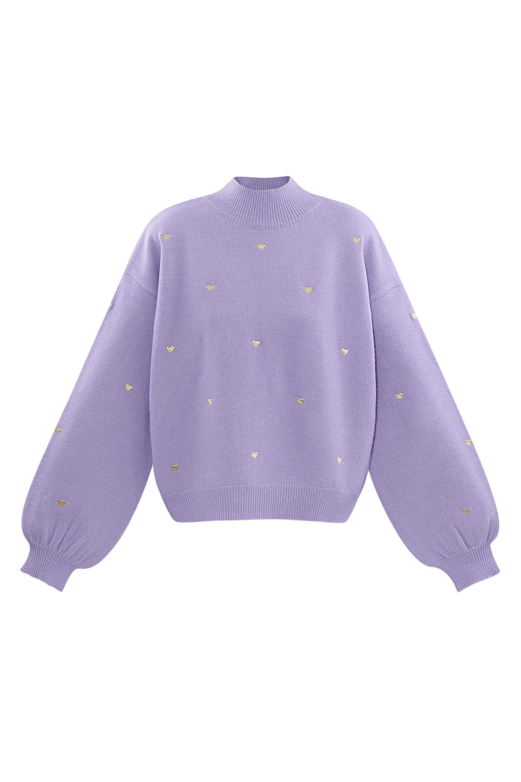 Acrylic Knit Sweater Casual Heart Pattern Fall/Winter