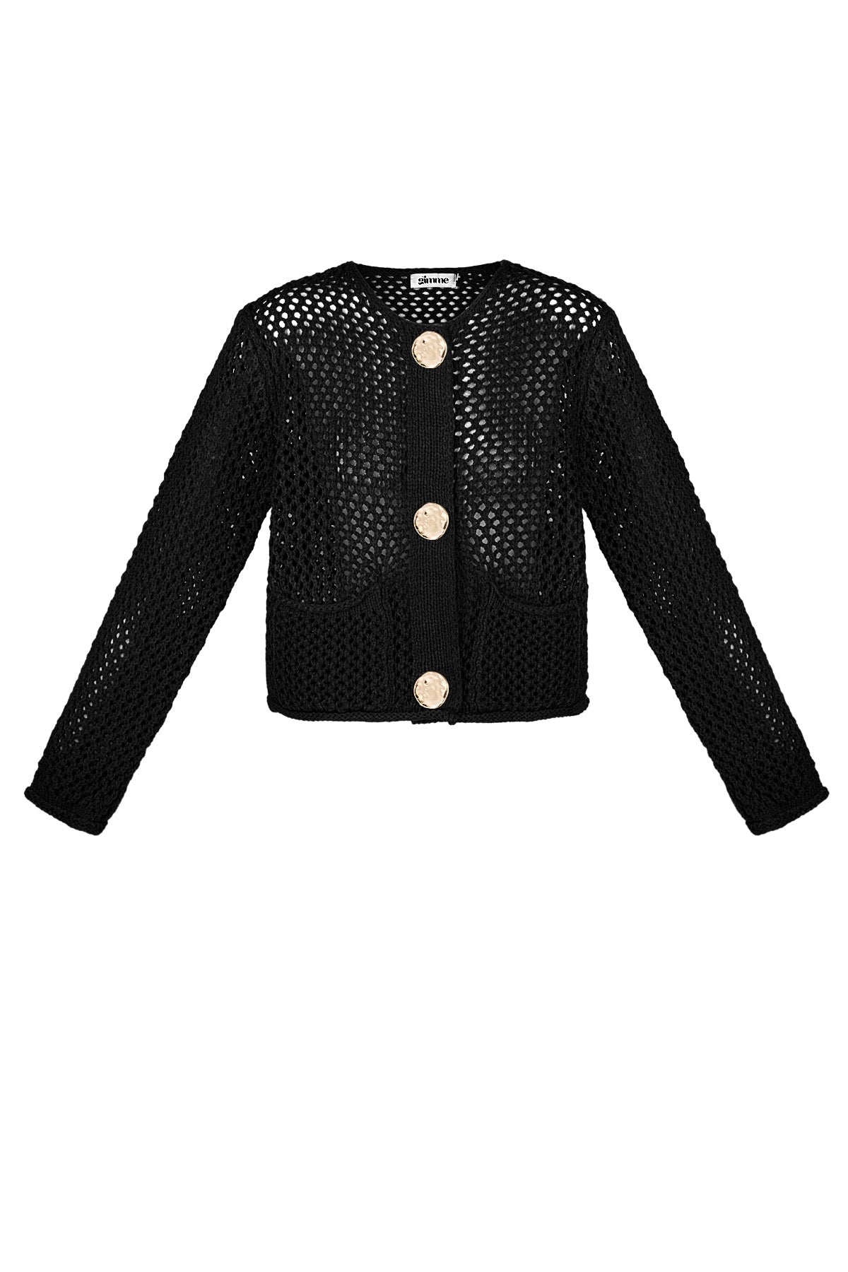 Knitted Polyester Women's Cardigan Open Front Crochet Pattern