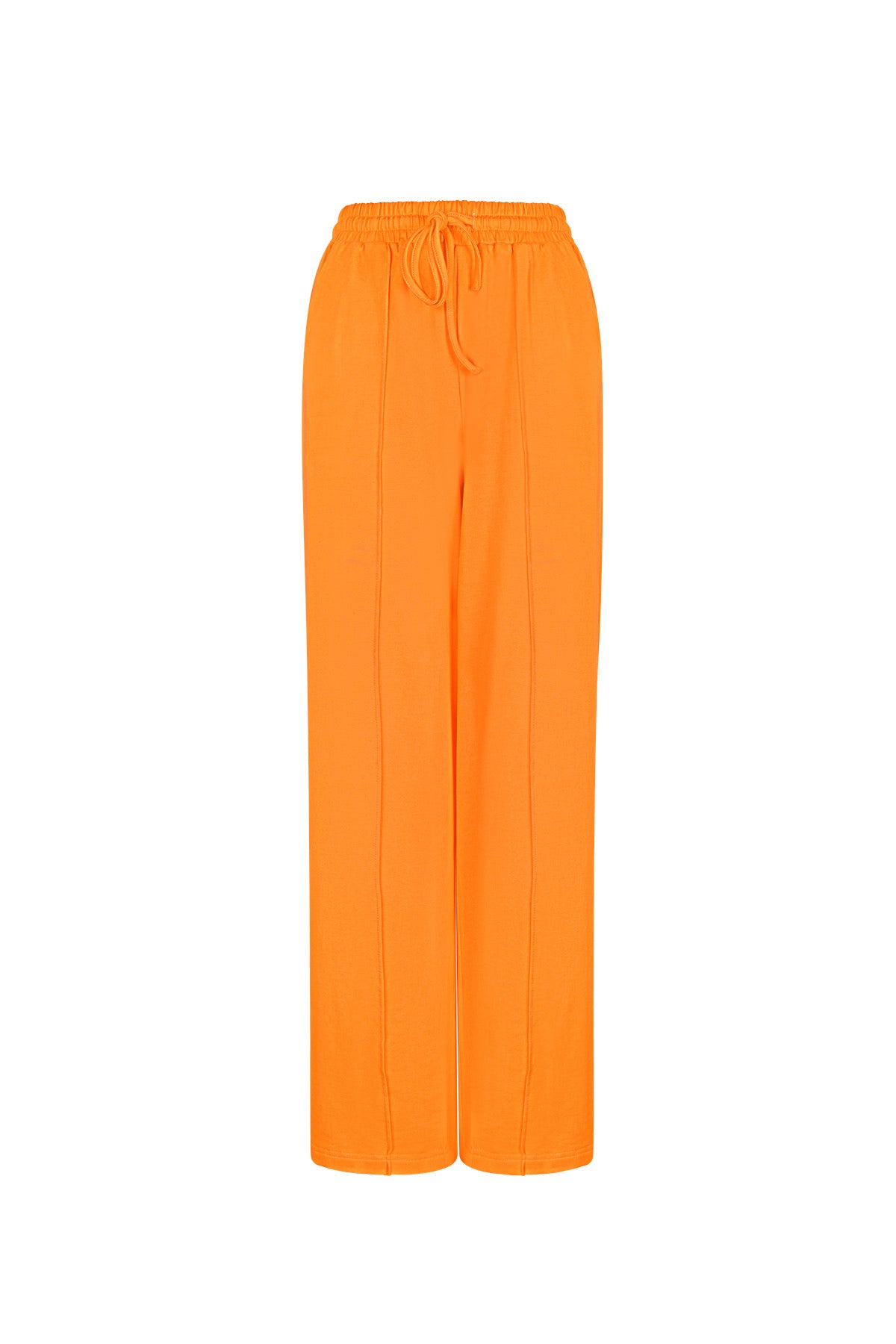 Cotton Women's Wide Leg Pants Comfortable Drawstring Waist
