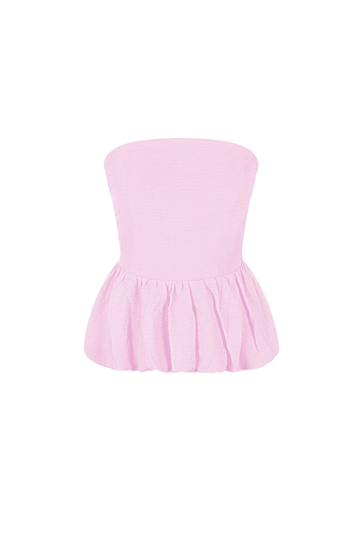 Polyester Women's Sleeveless Top Ruffle Hem