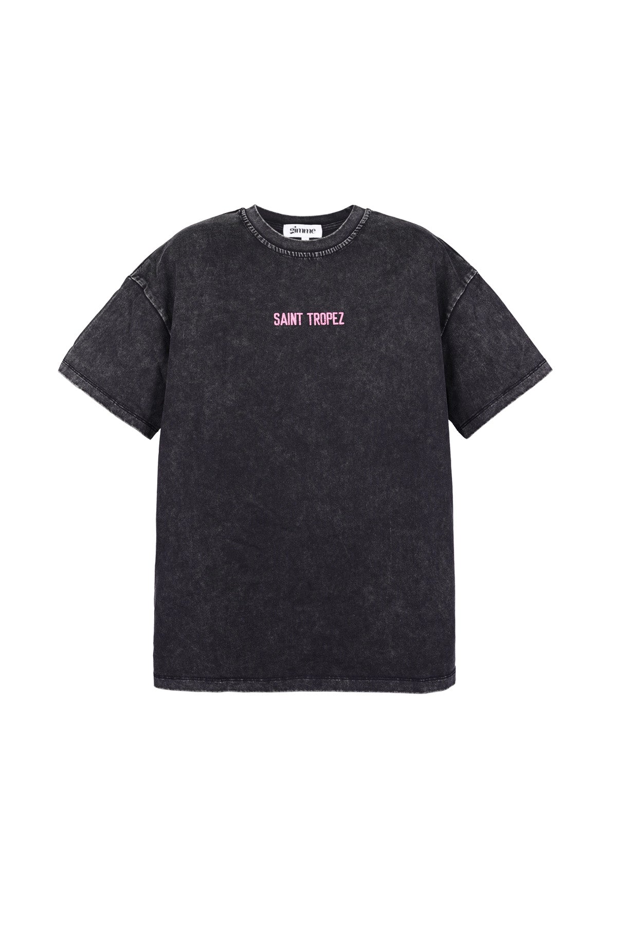 Cotton Women's T-shirt Oversized Saint Tropez Print