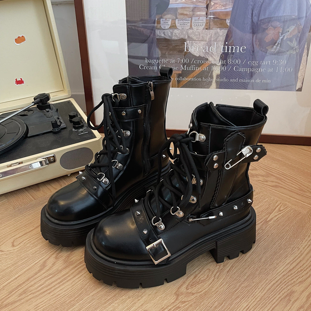Special Needle Punk Motorcycle Boots