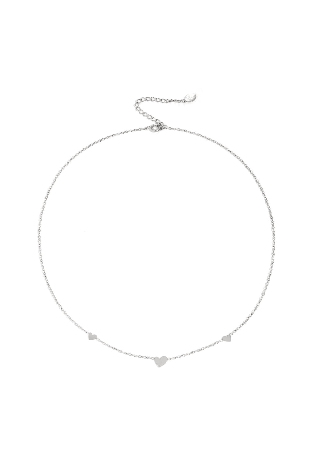 classic necklace with hearts