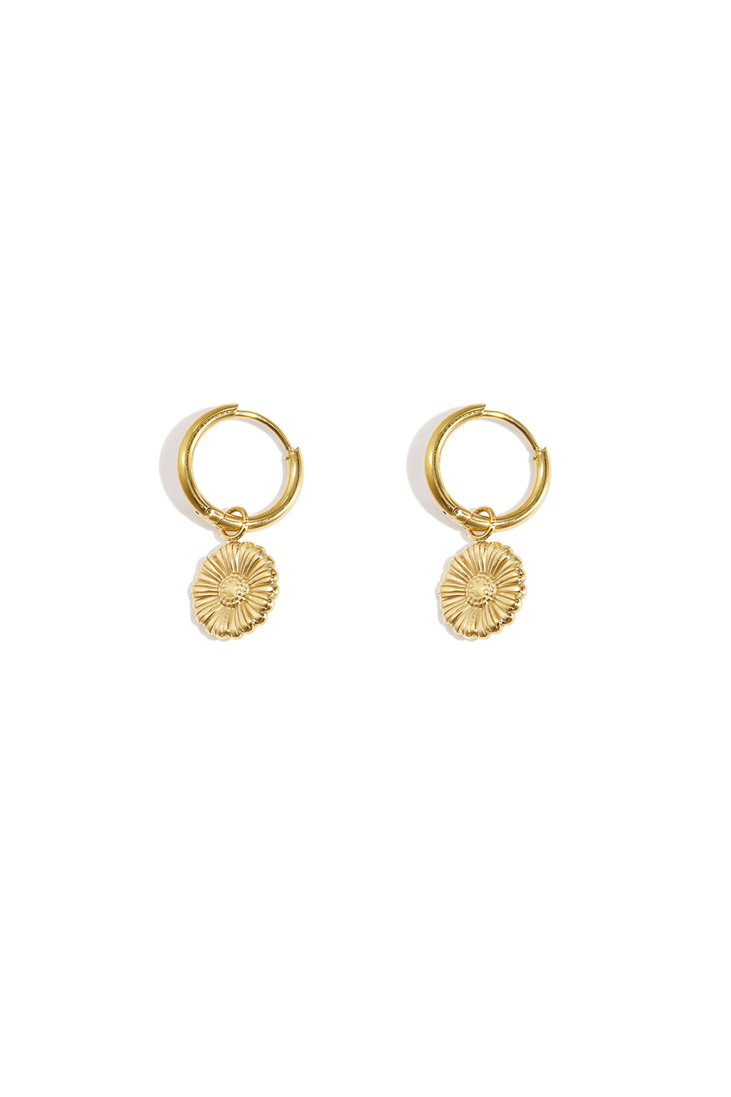 Flora charm earrings - Silver Color color