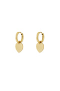 Simple heart earrings