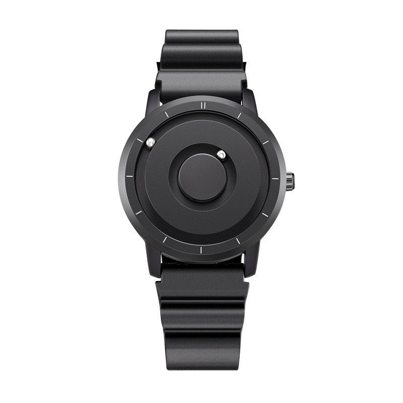 Creative Trendy Student Ball Bearing Metal Unisex Fashion Sport Quartz Watch Blue Steel Dial
