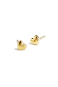 Bold Heart Stainless Steel Earrings