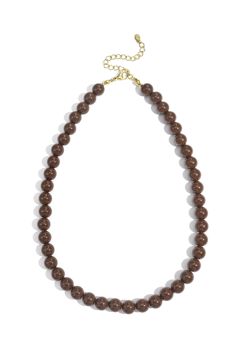 Necklace with medium beads-10mm