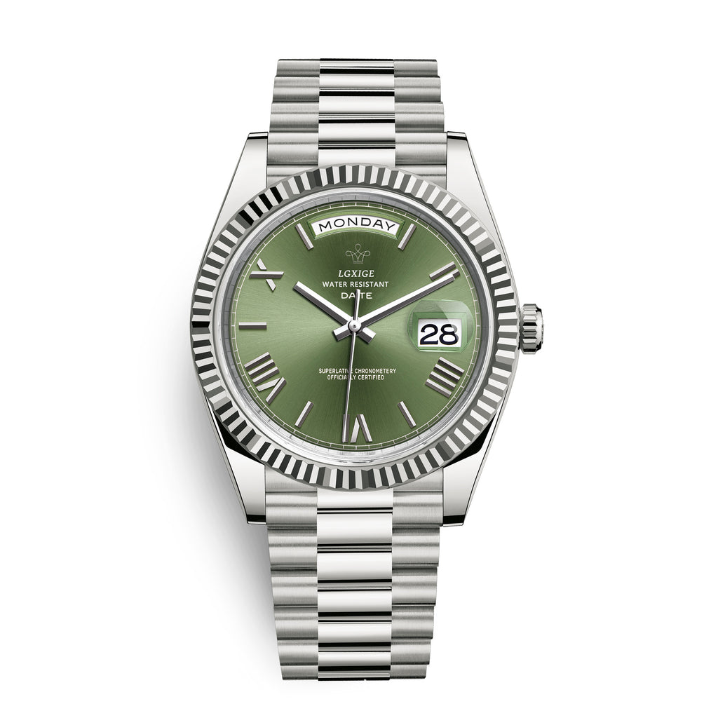 Fashion Style + Brand + Classic Sunday Calendar Watch + Men's Quartz Watch + Waterproof Wristwatch