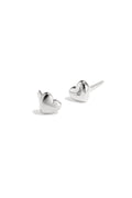Bold Heart Stainless Steel Earrings