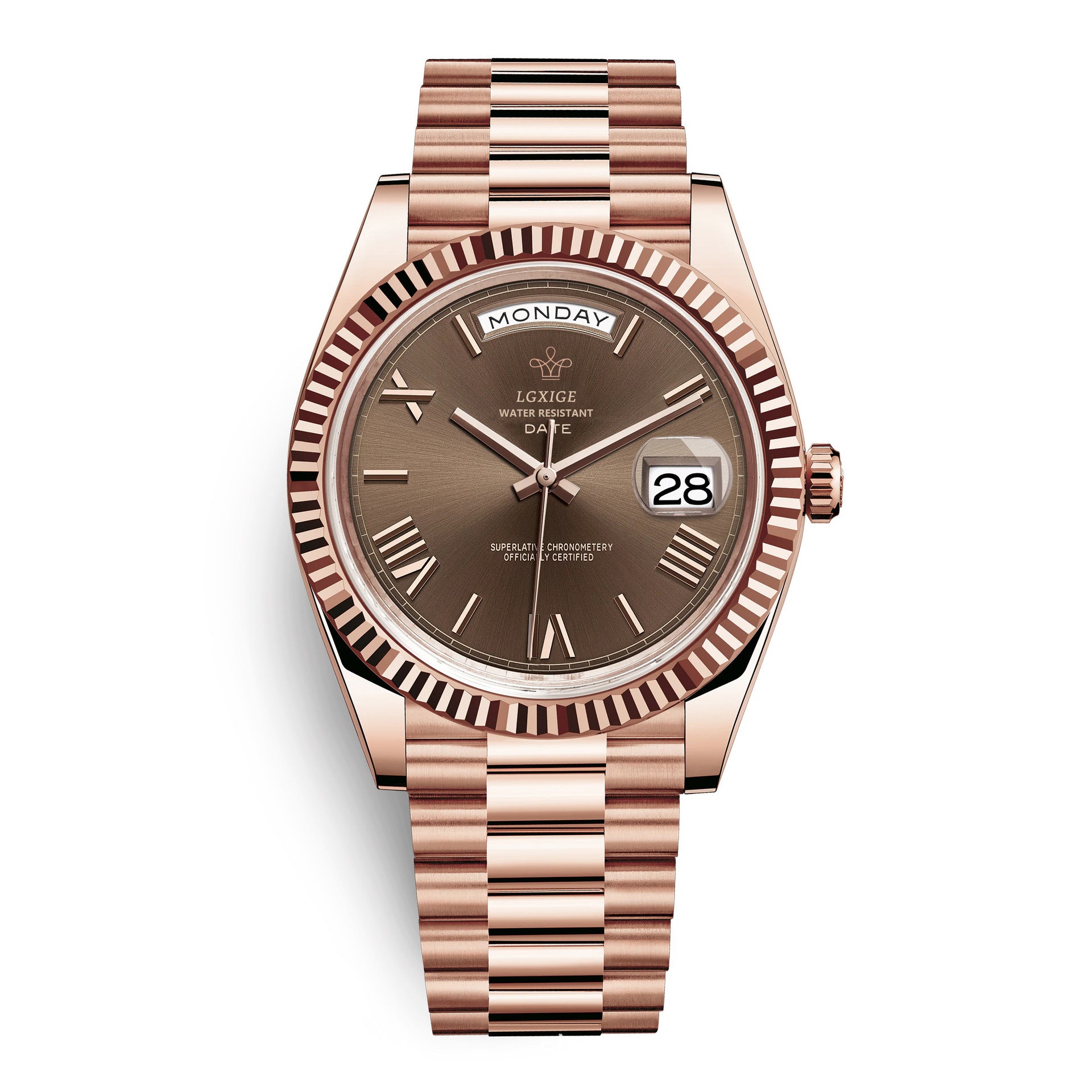 Fashion Style + Brand + Classic Sunday Calendar Watch + Men's Quartz Watch + Waterproof Wristwatch