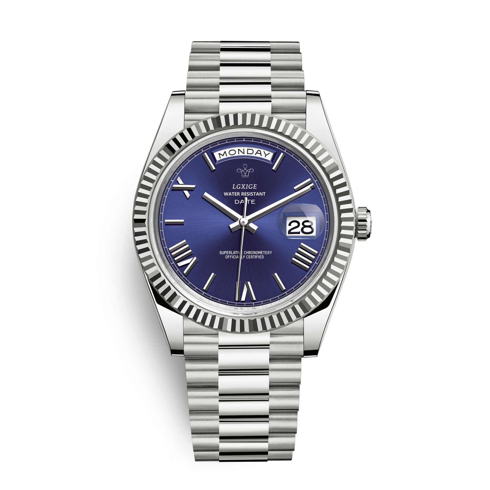 Fashion Style + Brand + Classic Sunday Calendar Watch + Men's Quartz Watch + Waterproof Wristwatch