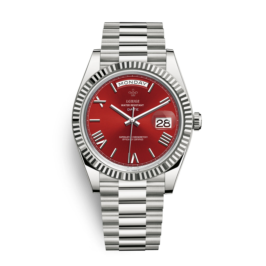 Fashion Style + Brand + Classic Sunday Calendar Watch + Men's Quartz Watch + Waterproof Wristwatch