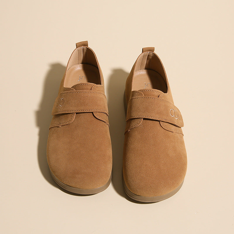 New Spring and Autumn Doudou Single Boots Retro Casual Boken Shoes for Women