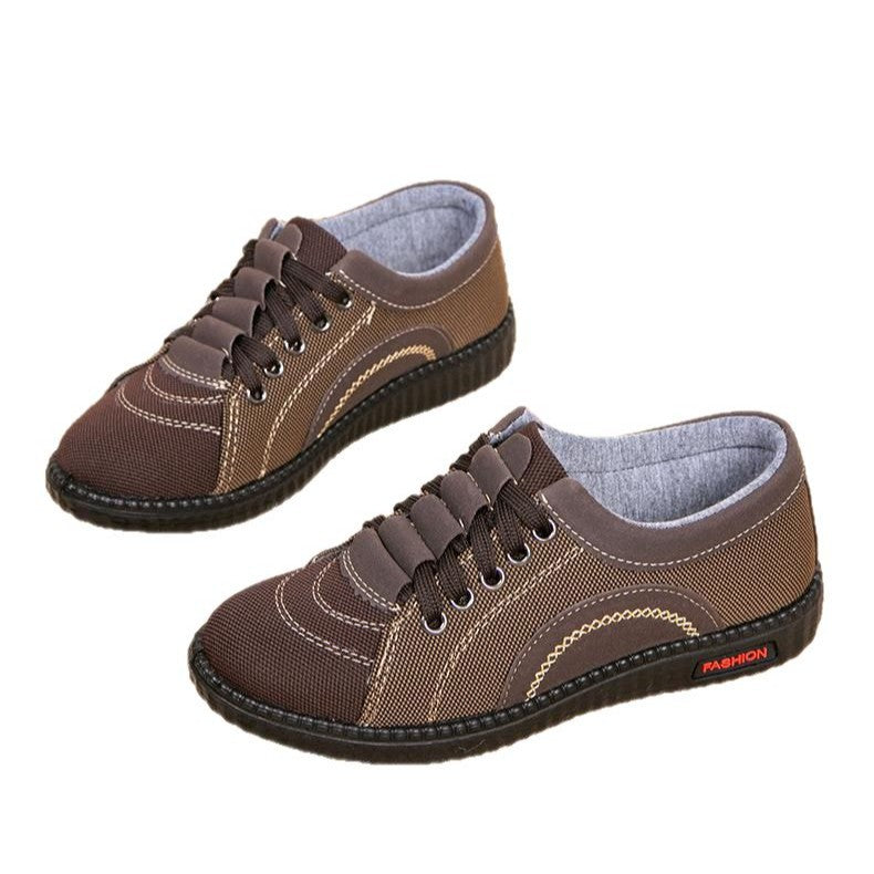 Lightweight non slip flat heel deep cut shoes with soft sole single shoe