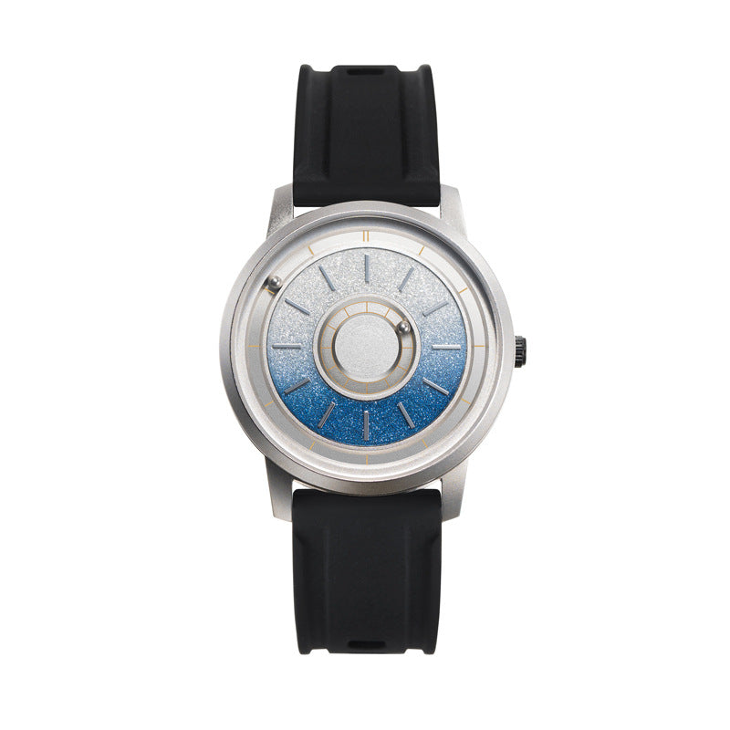 EUTOUR Men's Magnetic Quartz Watch with Original 40mm Stainless Steel Strap