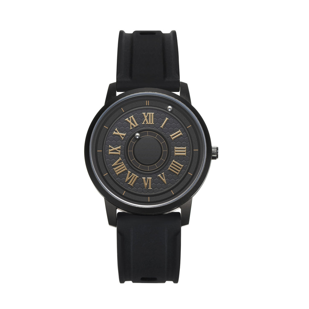 EUTOUR Men's Magnetic Quartz Watch with Original 40mm Stainless Steel Strap