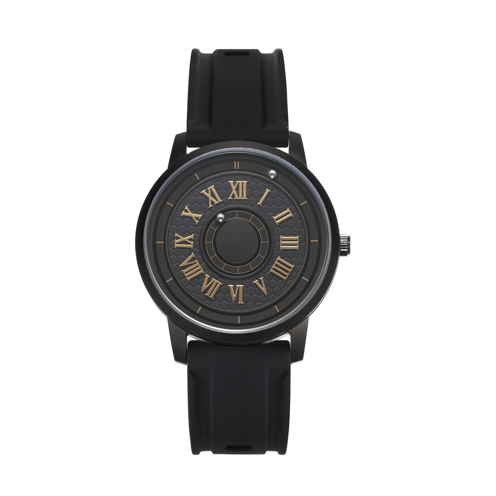 EUTOUR Men's Magnetic Quartz Watch with Original 40mm Stainless Steel Strap