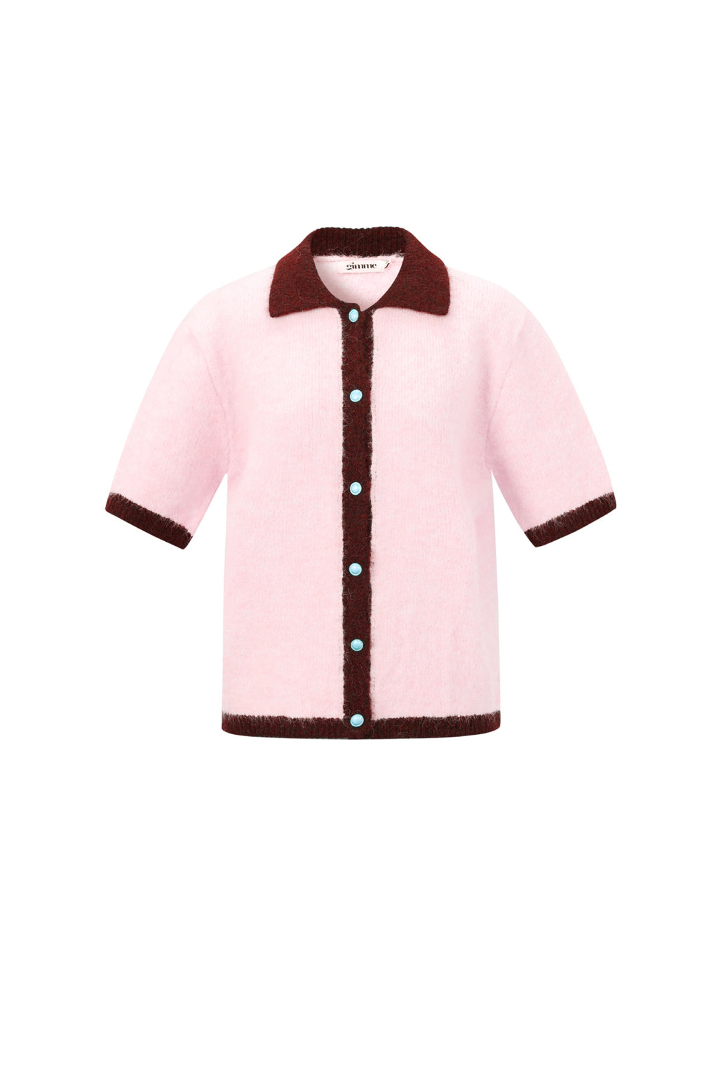 Knitted Polyester Fiber Women's Knit Cardigan Casual Color Clash