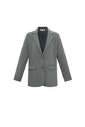 Woven Polyester Fiber Women's Suit Jacket Elegant Letters
