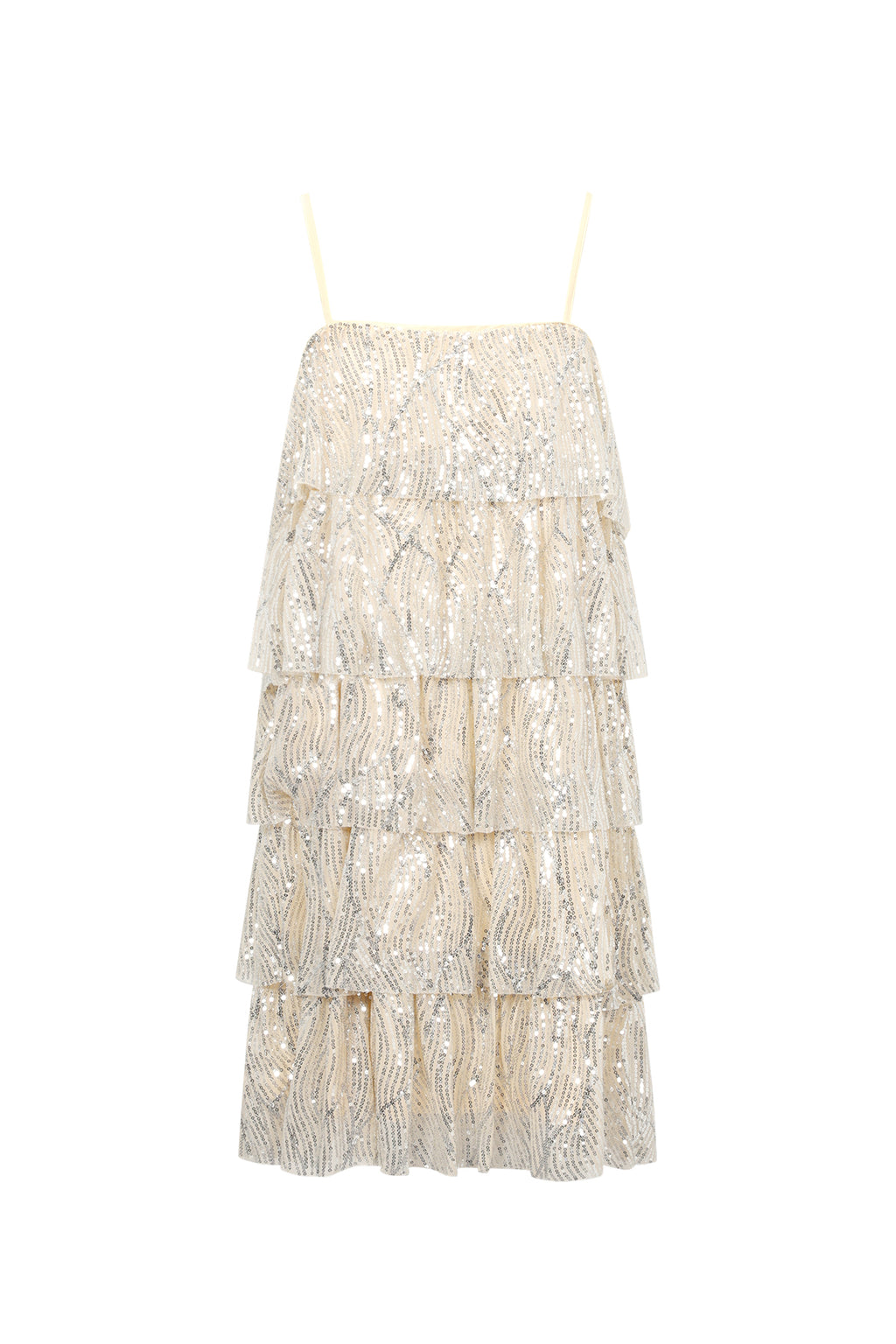 Woven Polyester Fiber Women's Mini Dress Elegant Sequins