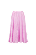 Woven Polyester Fiber Women's Maxi Skirt Casual Solid Color
