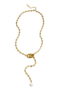 Necklace with hanging bead