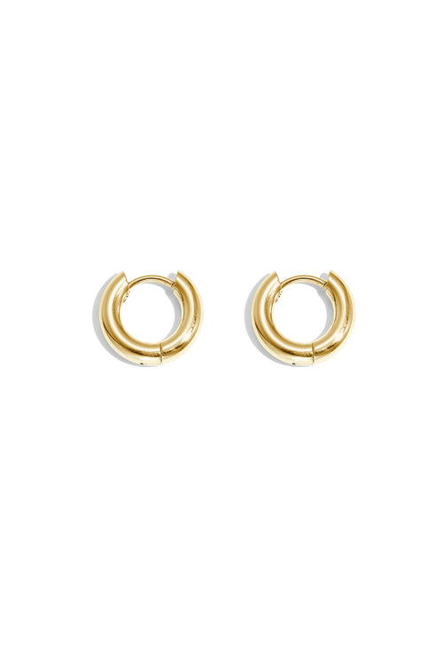 Basic hoop earrings - mini Stainless Steel