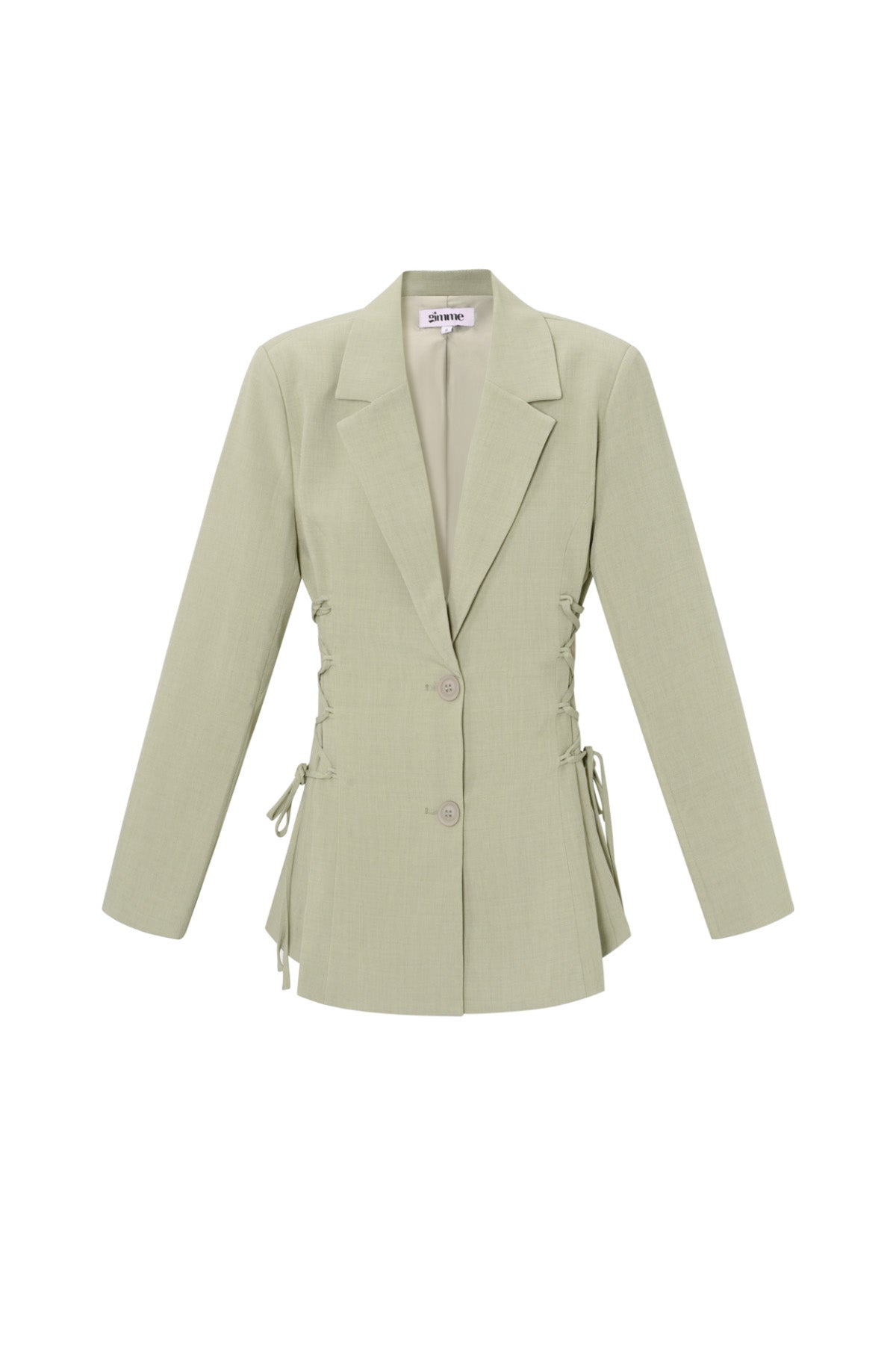Woven Polyester Fiber Women's Suit Set Elegant Tie-up