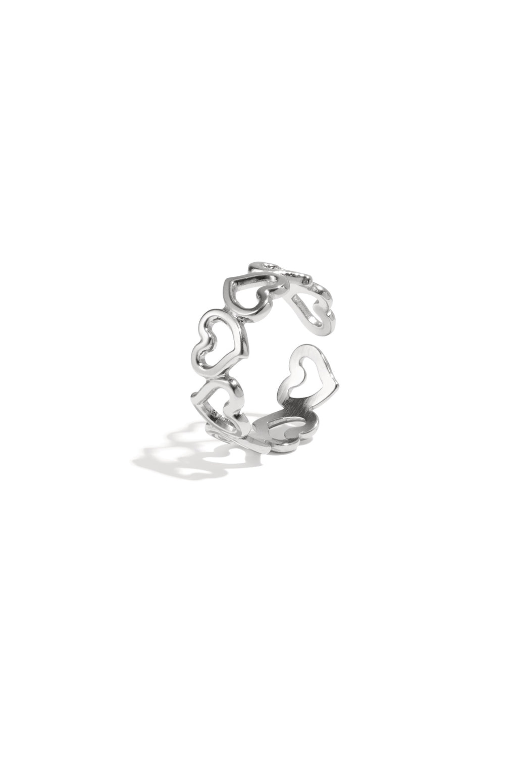 Stainless Steel Minimalist Rings Heart Casual Daily Simple Series Women's jewelry