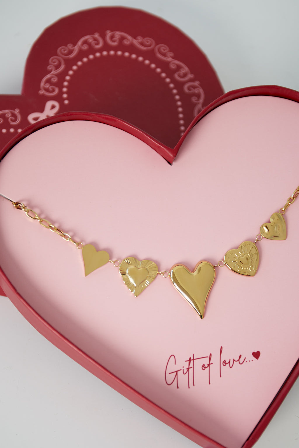gift of love stainless steel love necklace